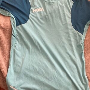 HOKA Kids Aqua Blue Performance Shirt